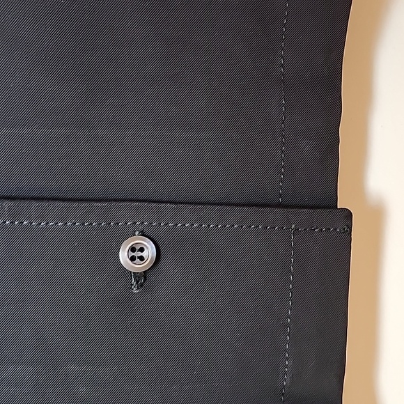 Prada Classic Black Women's Button-Up Shirt Sz 40/ Large - Picture 10 of 16